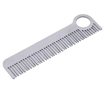 

1PC High Quality Stainless Steel Hair Combs Tactical Pocket Comb Hot Sale Health Care Tools For Women Men Unisex