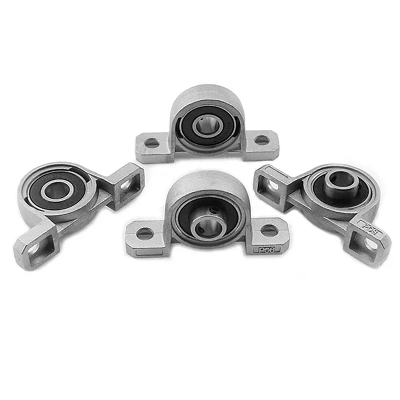 50pcs/lot zinc alloy Ball Bearing KP08 Bore 8mm Inner Pillow Block Mounted Insert Bearing for 3D Printer CNC Engraver Mill