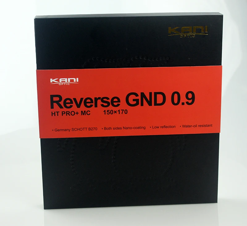 KANI Premium LR MC 100 150 170 mm Reverse Graduated Neutral Density Filter  GND 0.6/0.9/1.2/3.9