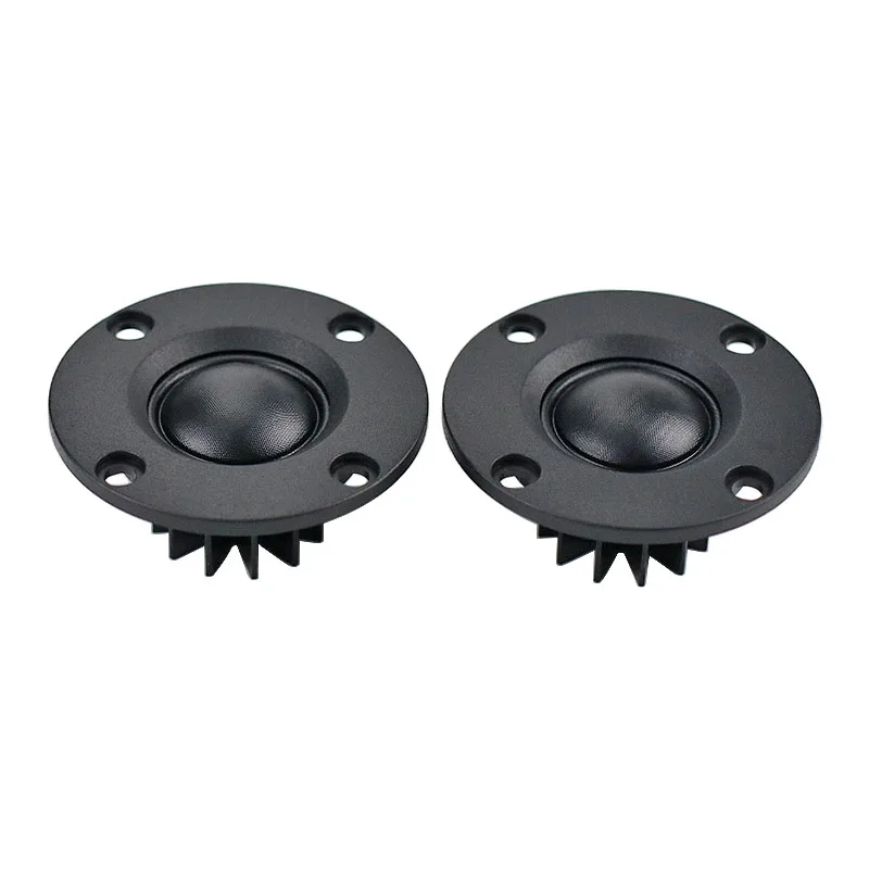 Adesivo de Alto-falante de Neodímio Esfregão de Calor de Alumínio Polegada Alto-falante Hifi Macio Domo Seda 2 Peças 6 Ohm 30w - Image 3