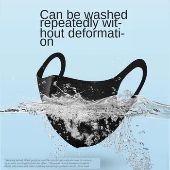 

3PCS 5PCS 10PCS Ice Silk Mian Dust Mask Washable Breathable Fog and Haze Anti-Spittle Sunscreen Masks