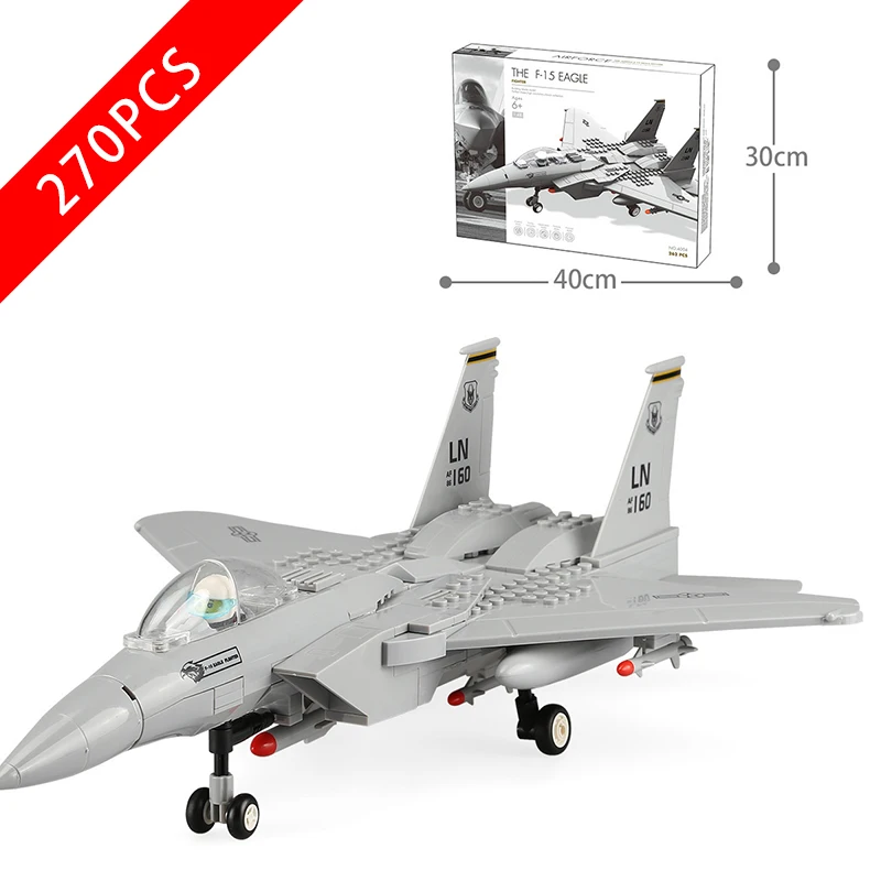 

New Military Series Toys FighterCompatible Legoingl Military JX005 Buildin Blocks Toys for Children Birthday Gift