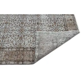 

Handmade Gray Vintage Overdyed Turkish Area Rug 159x264 Cm-5'3''X8'8''