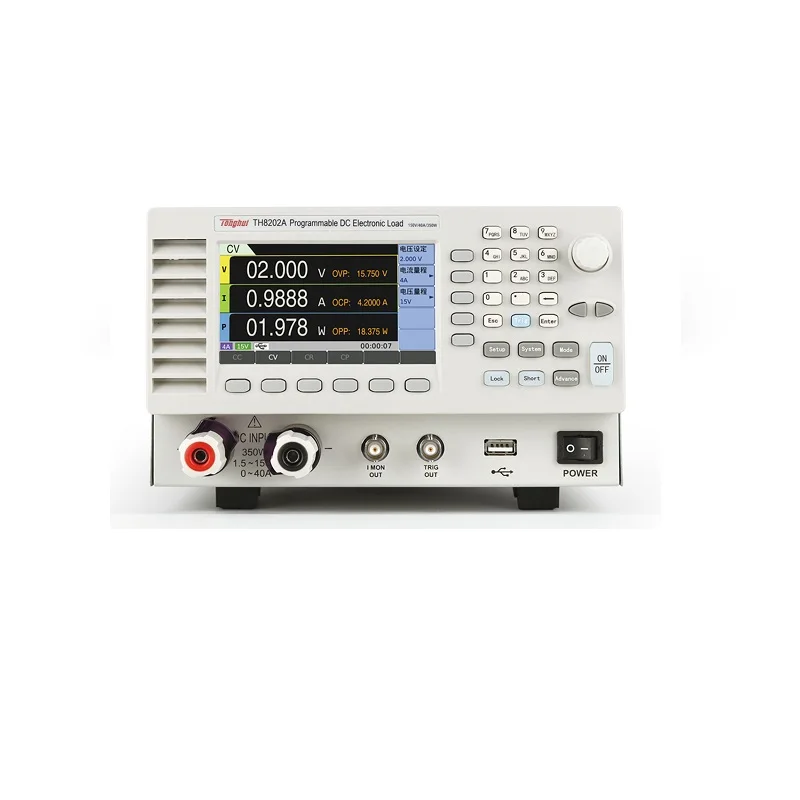 

TH8202A Programmable DC Electronic Load 150V/40A/350W Battery Discharge Tester