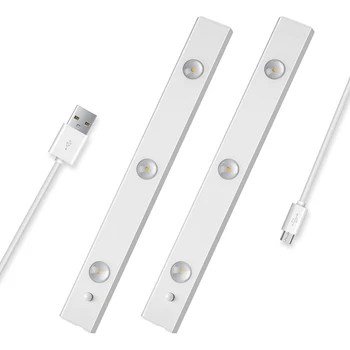 

Motion Sensor Under Cabinet Lighting Wireless LED Closet Light Rechargeable 2000MAh Battery Operated Lights Spotlight Indoor Und