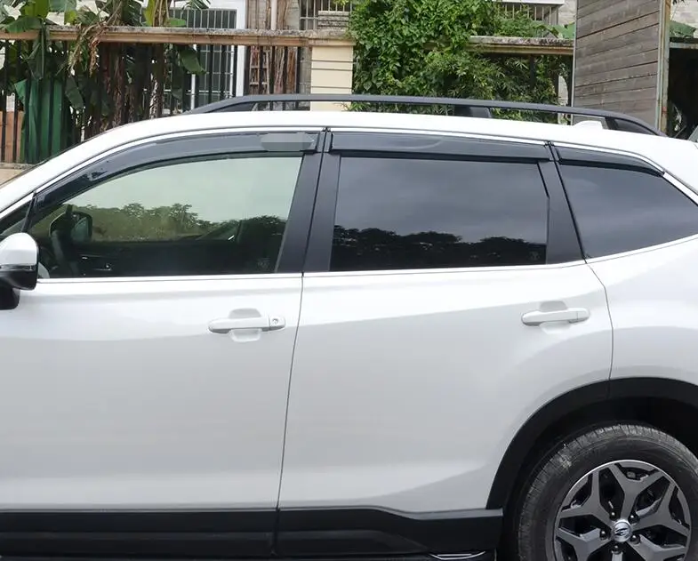 Для SUBARU Forester Пластик оконный козырек- Vent Оттенки Защита от солнца дождь дефлектор для SUBARU авто аксессуары 4 шт./компл
