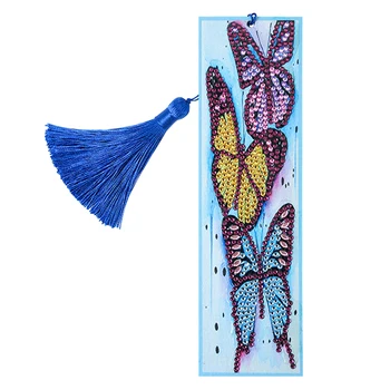 

DIY Craft Special Shaped Diamond Painting Bookmark Tassel Mosaic Book Marks