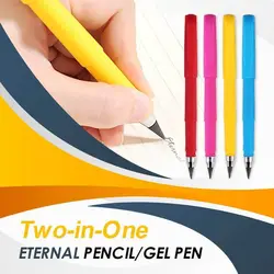 Lápiz Eterno sin tinta, pluma de firma ilimitada, portátil, reutilizable, lapislázuli Eterno