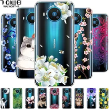 Nokia 8.3 kılıf için şeffaf yumuşak silikon arka kapak Nokia 3.4 2.4 kılıf Nokia3.4 TPU temizle tampon Nokia8.3 5G