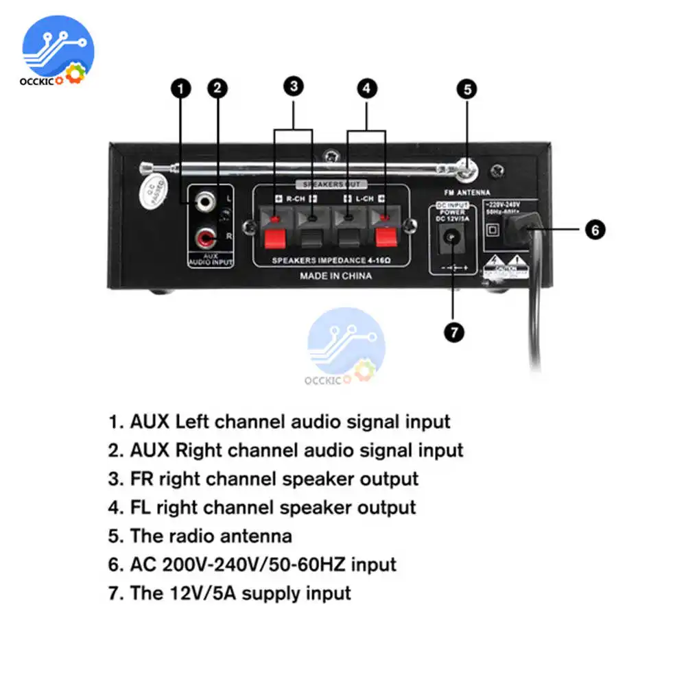 800 Вт Цифровой Bluetooth домашний усилитель HIFI стерео сабвуфер 220V 12V дома Театр Аудио Звук Системы профессиональный усилитель штепсельная вилка европейского стандарта