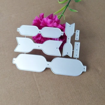 

Bow metal cutting die arrow business card printing machine die scrapbook album embossing process DIY