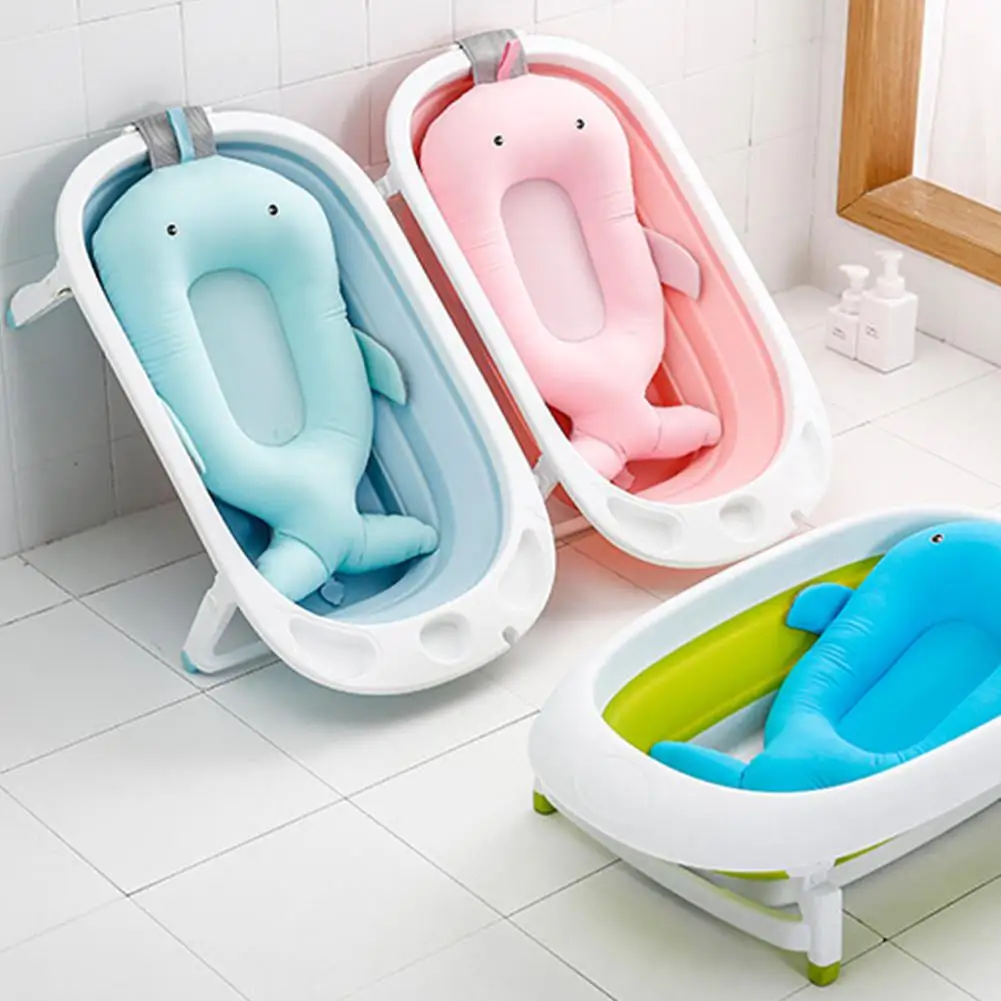 Kidlove подушка для ванны для новорожденных, нескользящий коврик для младенцев, складная подушка для ванны, мягкая удобная подушка для пеленания