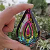 Colorful Crystal Suncatcher Loquat Pendant Chandelier Prism Lamp Parts Hanging Ornaments Home Wedding Party Decor Figurine ► Photo 1/6