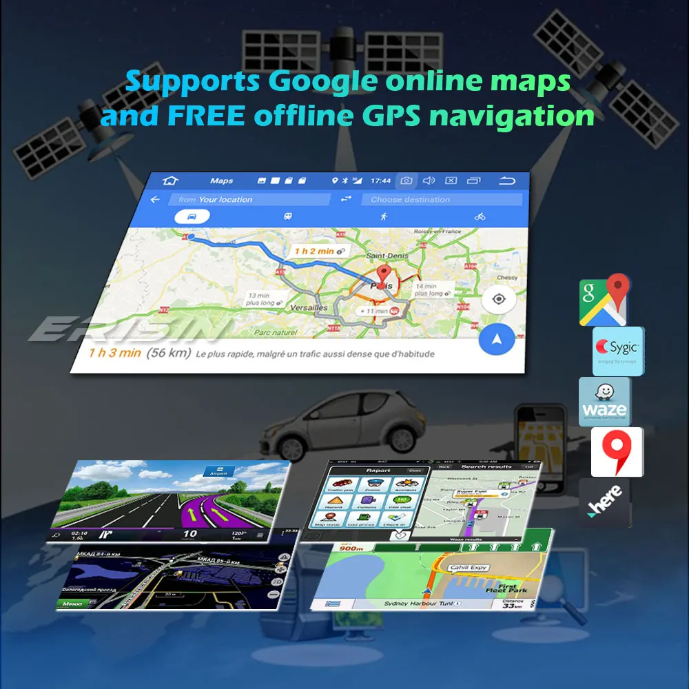 Erisin 4287 8 &quotDAB + Android 10 0 автомобильный Стерео Авторадио Canbus DSP 4G OBD Wifi CarPlay для Mercedes Benz