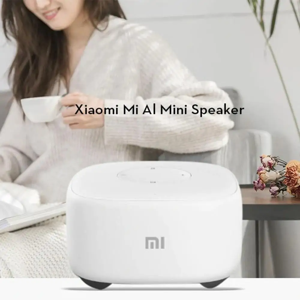 Xiaomi mi Ai mi ni Интеллектуальный динамик Голосовое управление Lx01 умный голосовой портативный динамик