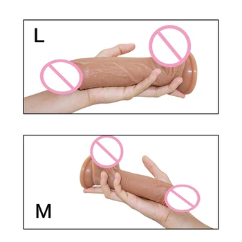 Strap On Dildo For Women Silicone Artificial Sucker Big Realistic Soft Penis Strap-ons Belt Anal Sex Toys for Couples Adults 18 5