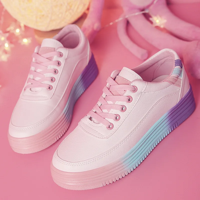 

Autumn winter Women Shoes Lace-up Ladies Shoes Comfortable Flat Shoes Women Casual platform Sneakers Women Flats zapatos Y12-38