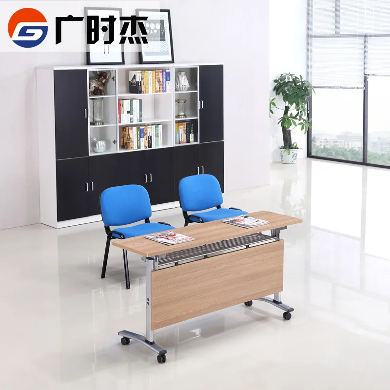 

Supply European like Fashion Turning Plate Groom Desk Folding Office Long Table Simple Combination Conference Table Study Table