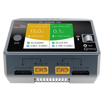 

AMS-D6 Dual Channel Intelligent Model Charger 2 In 1 Phone Wireless Charger