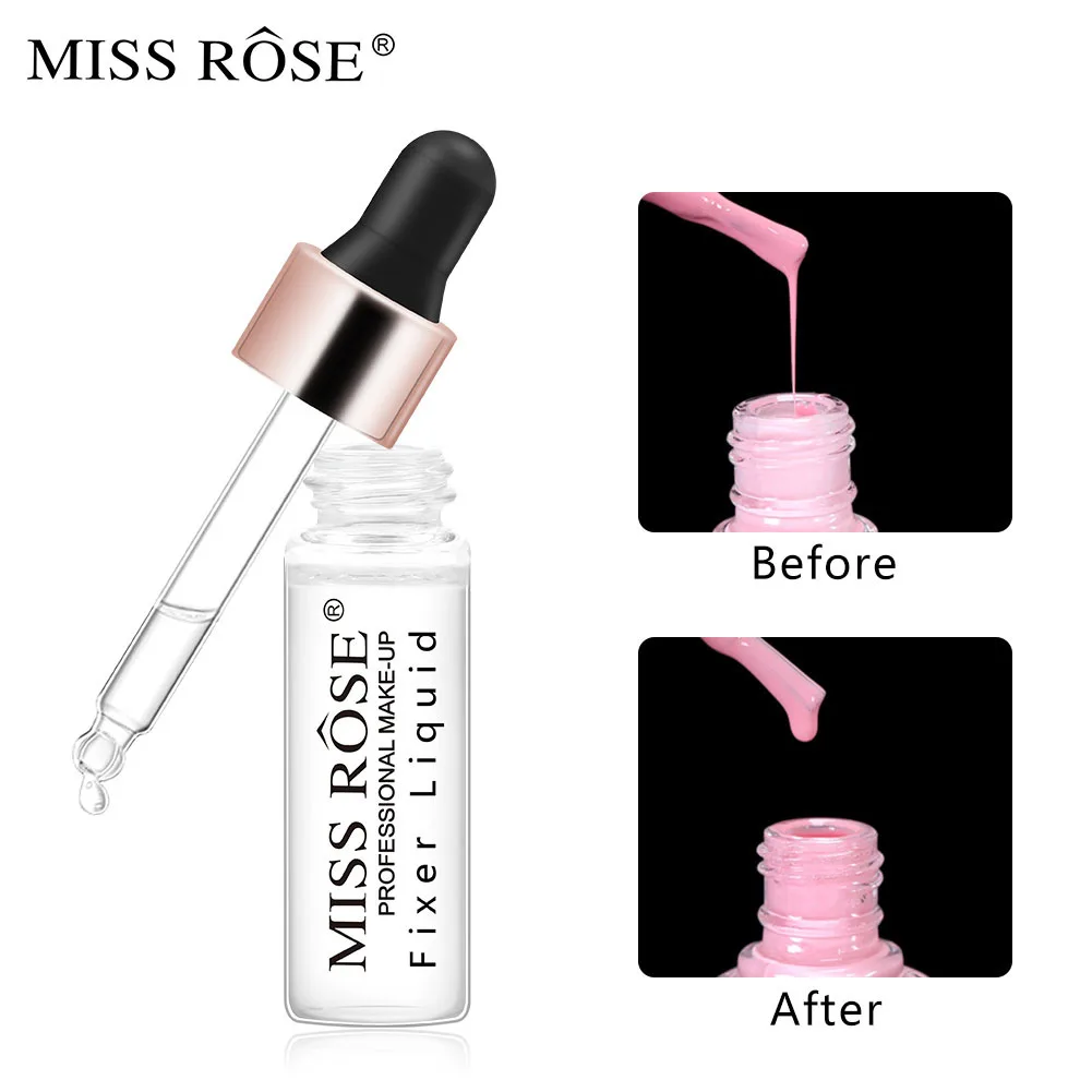 MISS ROSE Cosmetics жидкие тени для век Пудра Румяна лак для ногтей Макияж порошок разбавитель эссенция жидкость