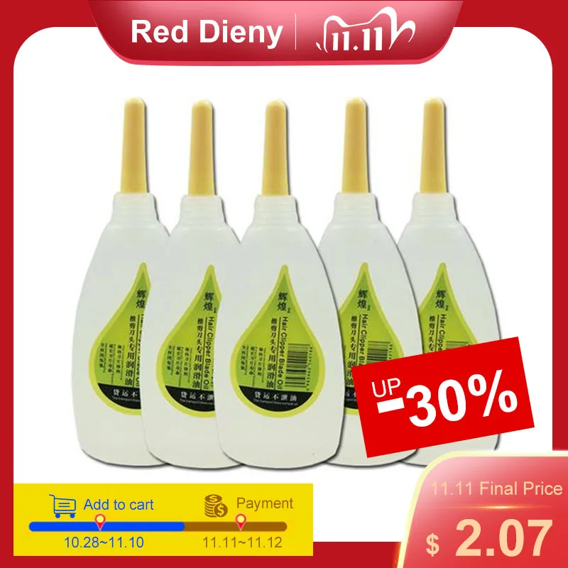 

1PCS 50ml Scissors Oil Electric Hair Clipper Oil Lubricating Oil Lube Repair Prevent Rusting For Salon Hairstyling Tool