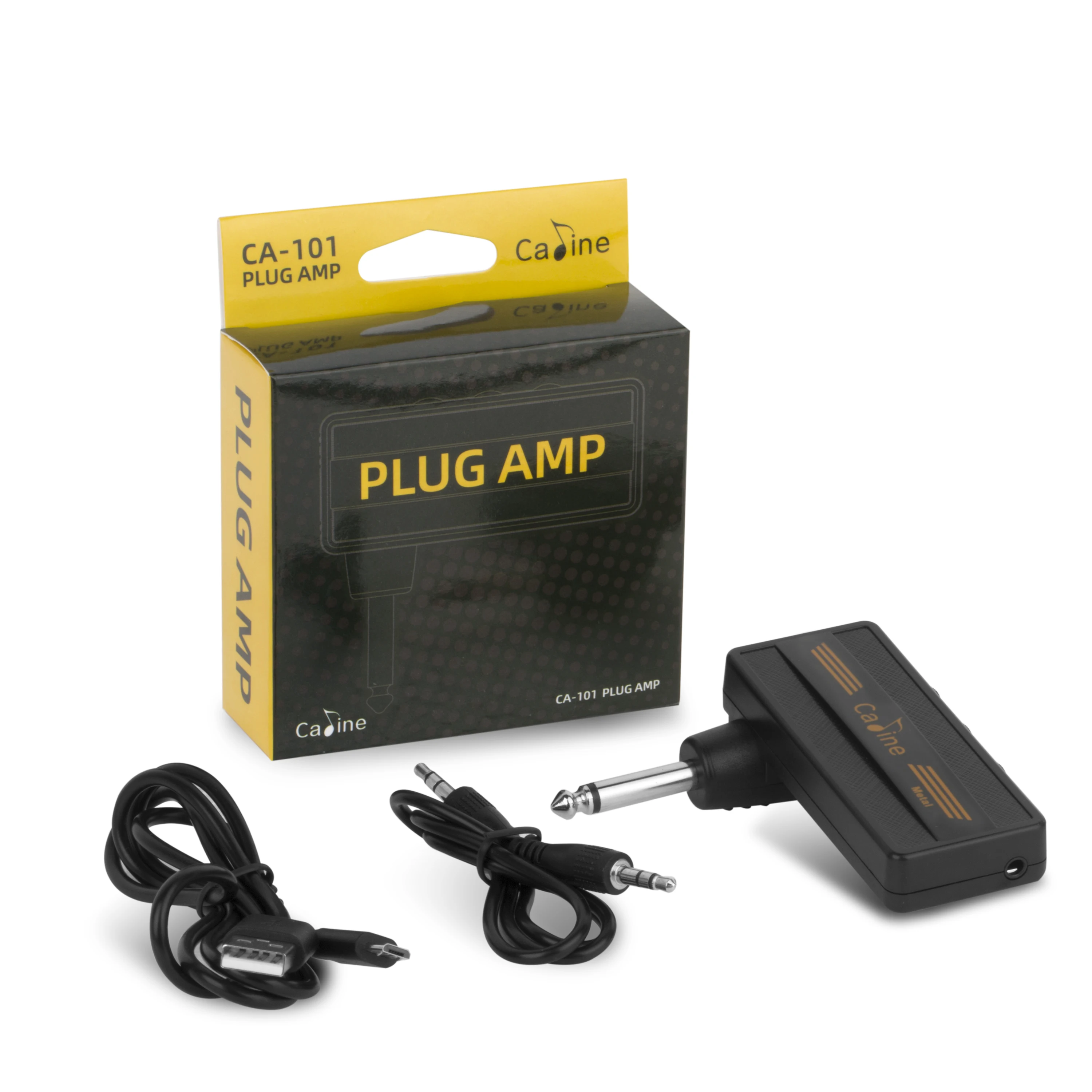 Plug AMP CA 101 Caline Headphone Mini AMP With Distortion Effect Rechargeable Built In Battery Plug In Guitar Accessories