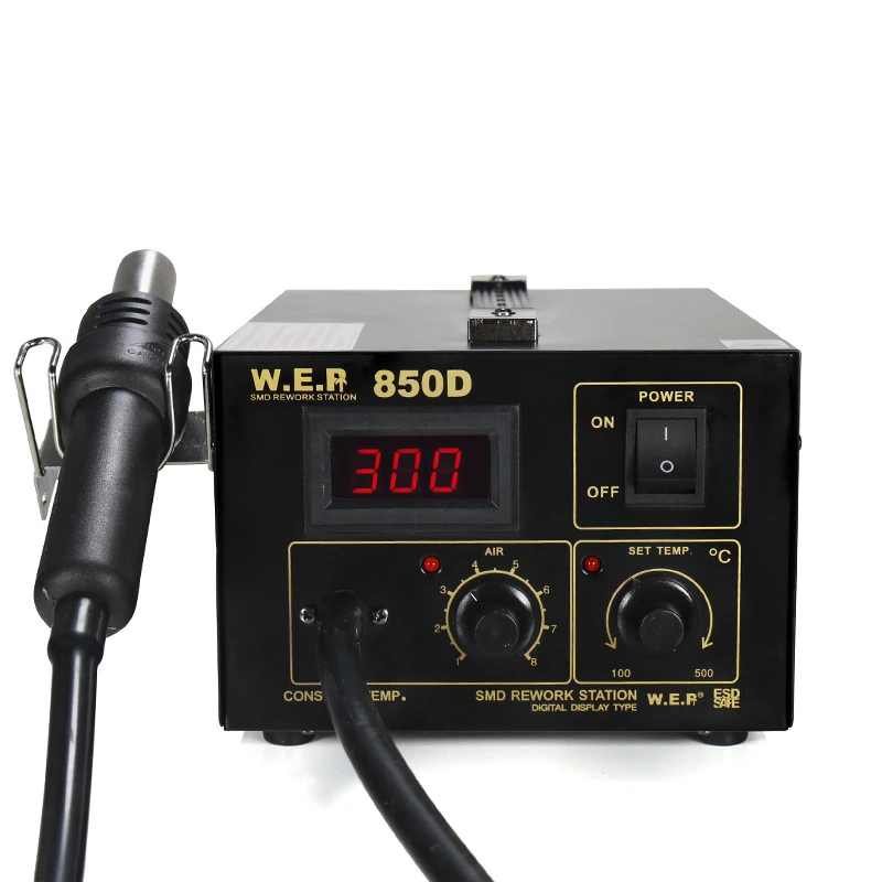 

Wep 850d Digital Display Air Pump Hot Air Desoldering Station