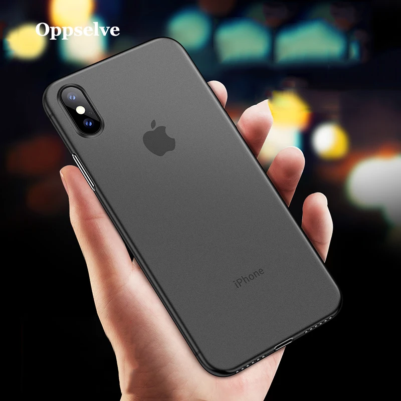 

Luxury Simple Phone Case For iPhone 11 Pro Max 2019 Smooth Matte PP Case For iPhone XS Max XR X 8 7 6 6S Plus Back Cover Capinha