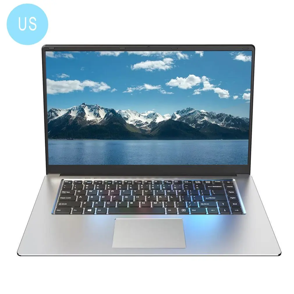 US $234.77 156Inch UltraThin Laptop CPU Intel Celeron J3455 Beautiful Durable And Practical Multifunctional Laptop