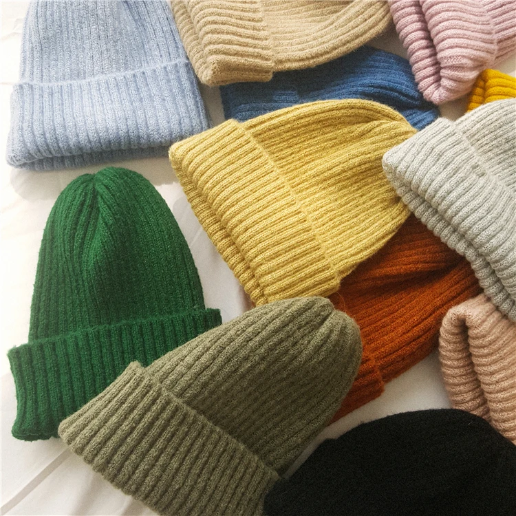 Colorfaith новинка осень зима женские шапки бини вязаная шапка теплая красивая модная винтажная Элегантная Дамская шапка H813