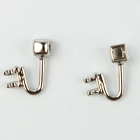 20pcs(10pairs) Eyeglasses Nose Pads Arm Stainless Steel Nose Pad Holder Glasses Repair Accessories 2
