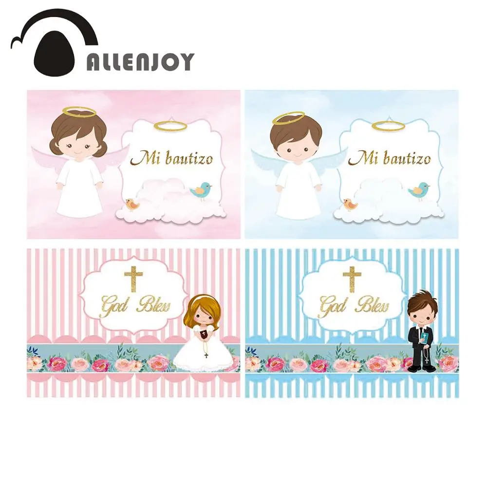 Allenjoy Angle настенные фоны облачные птицы день рождения Крещение Вечерние Декорации