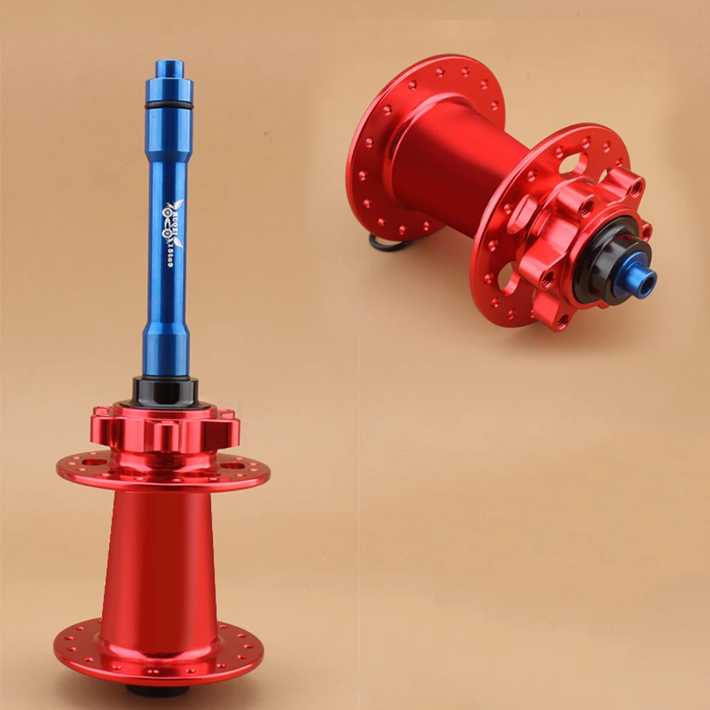 Mountain Bike Bicycle 15mm to 9mm Thru Axle Quick Release Hub Conversion Skewer Adapter Aluminum Alloy