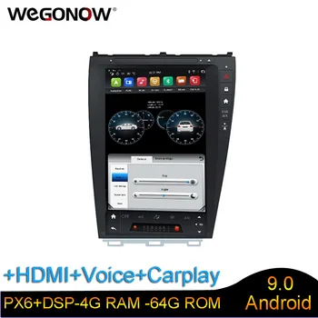 

DSP PX6 IPS HDMI Carplay voice control Tesla12.1"Android 9.0 4G RAM 64GB auto radio GPS BT5.0 for ES240/ES350 2006-2012