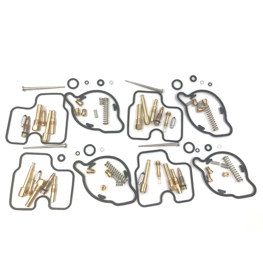 4 Set Carburetor Rebuild Kits Needle Jet Set Valve Plate Set For Honda