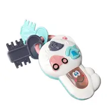 Автомобильный комплект детских игрушек с ключом, имитирующий звук музыкальная Когнитивная детская Образовательные Подарки