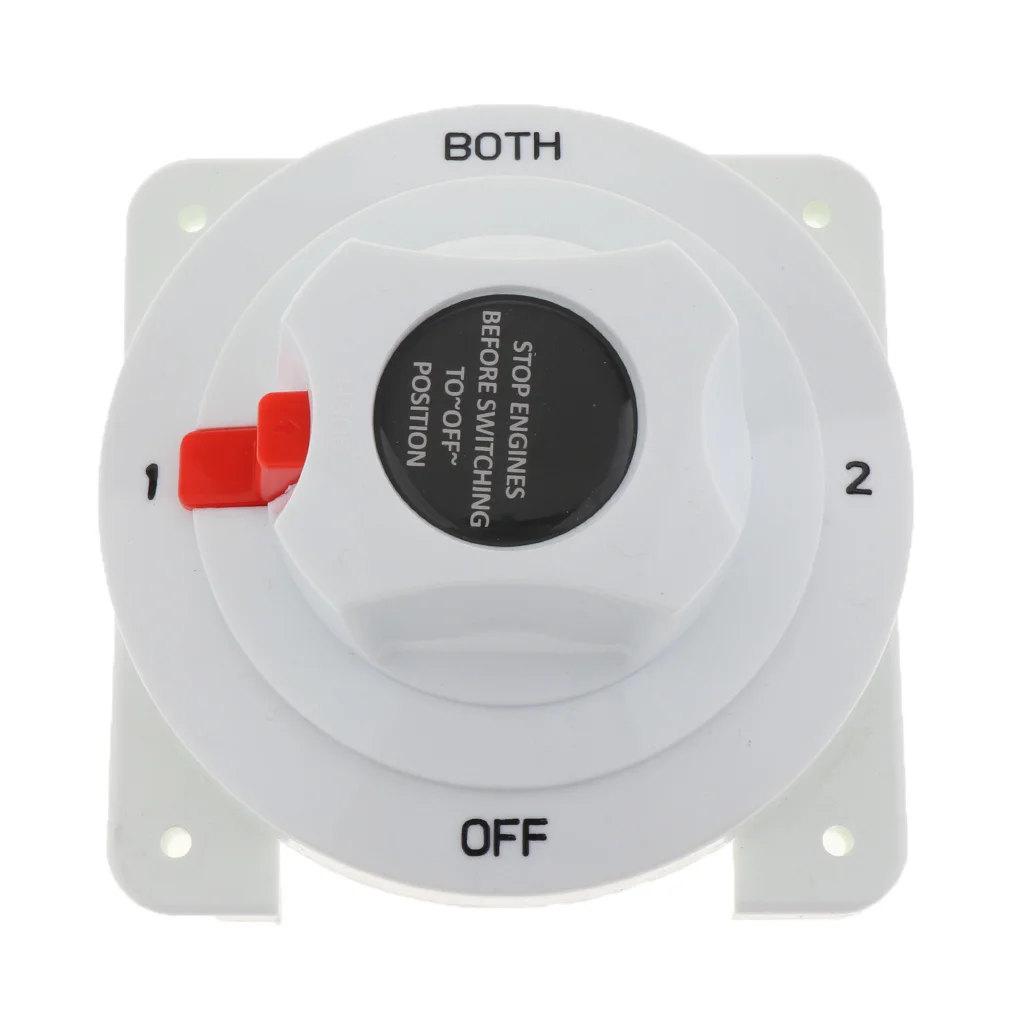 12V /24V Dual Battery Selector Switch 3 Positions for Boat Marine