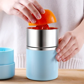 

Orange Juice Manual Juicer Household Fruit Small Juicer Cup Mini Convenient Orange Lemon Simple Juice Press portable blender