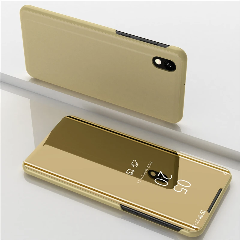 Чехол для Huawei Honor 8 S, роскошное умное зеркало, откидная Прозрачная крышка для просмотра Honor8S, KSE-LX9, 8 S, аксессуар для Honor 8 S, Fundas Coque - Цвет: 05