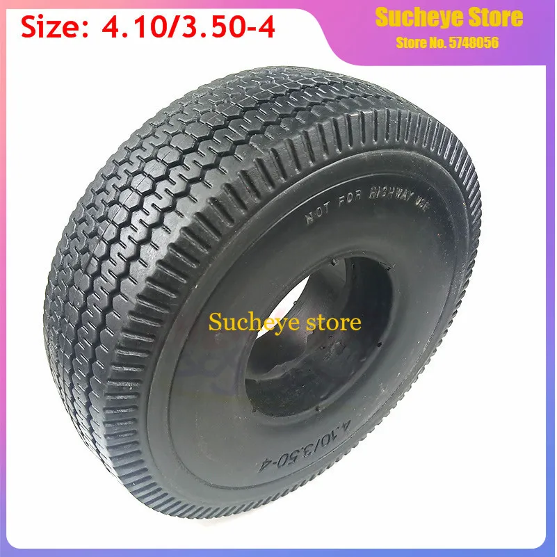 

High Performance 4.10/3.50-4 Solid Tyre 410/ 350-4 Electric Scooter Without Inner Tube Wheel Tire