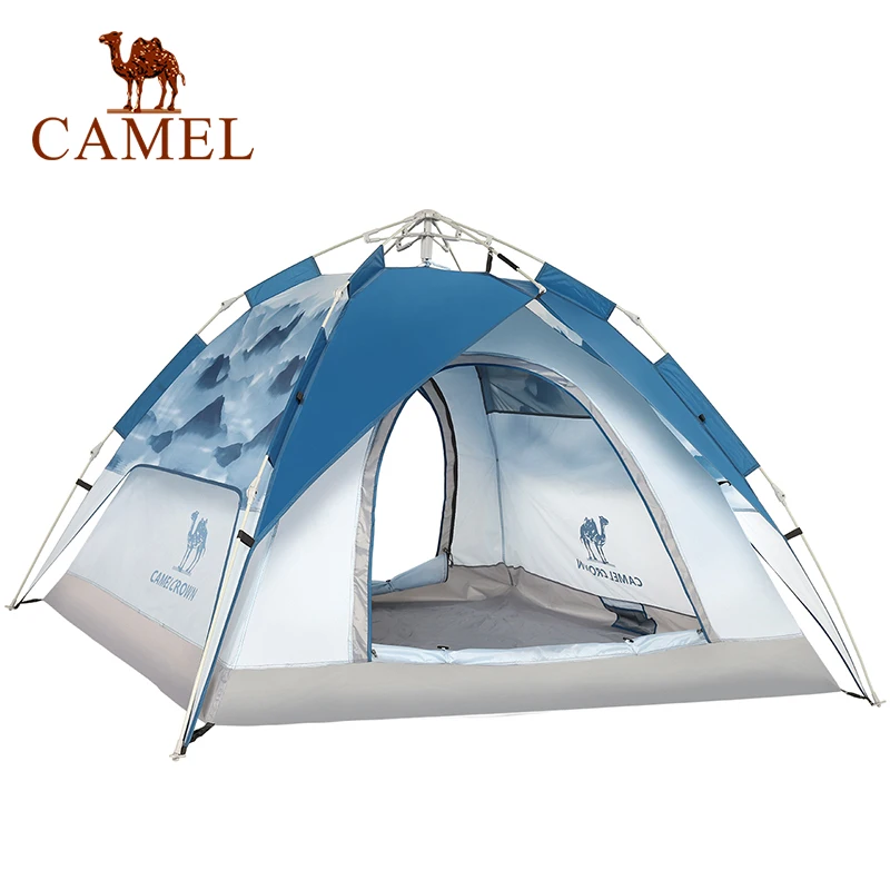 

CAMEL Outdoor Bouncing Tents 3-4 People Automatic Quick Opening Waterproof Rainproof Camping Hiking Tent Equipment 2020 New