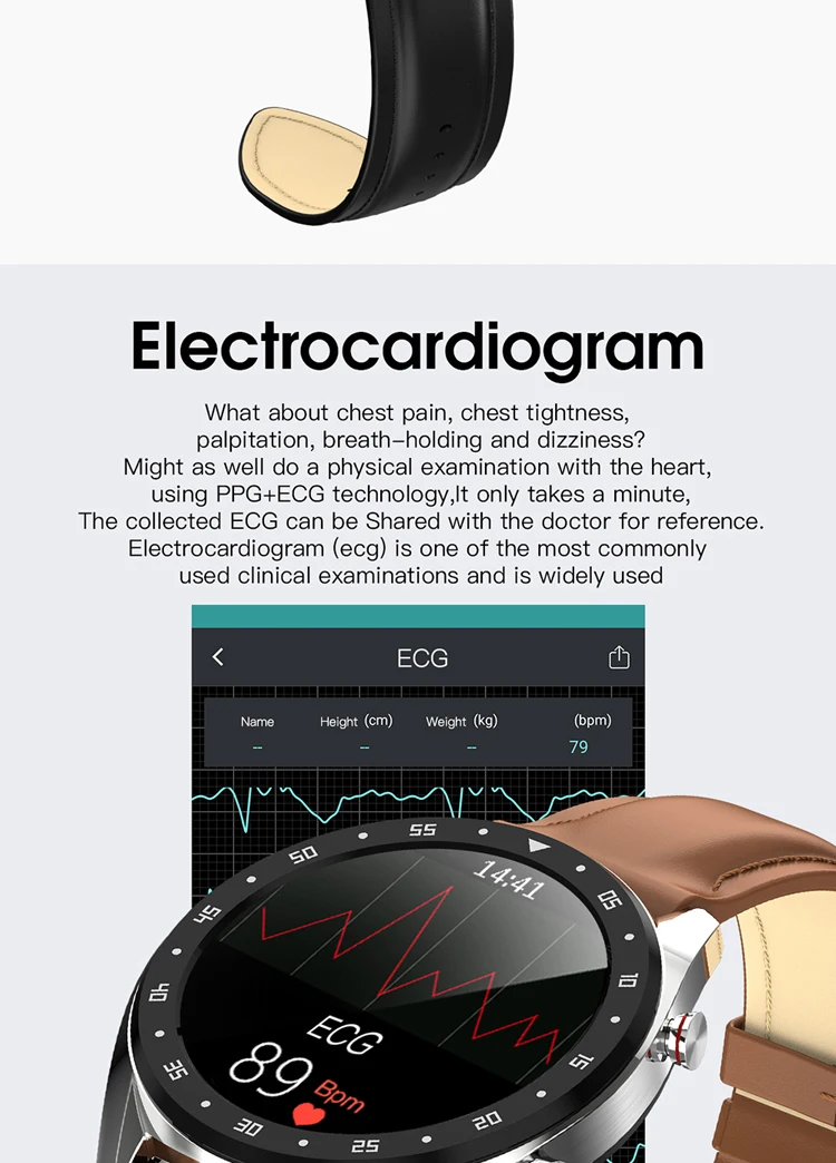 Smochm классические IP68 Водонепроницаемые Смарт-часы спортивные Смарт-часы ECG PPG пульсометр Монитор артериального давления наручные часы для IOS Android