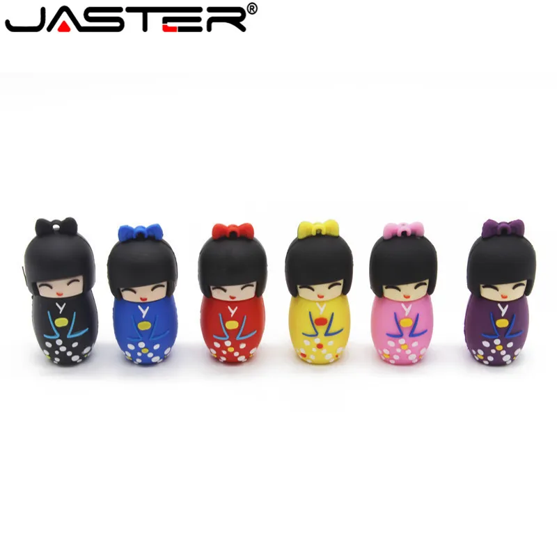 JASTER японские куклы кимоно девушка usb флэш накопитель флеш 4 ГБ 8 16 32 64 карта памяти