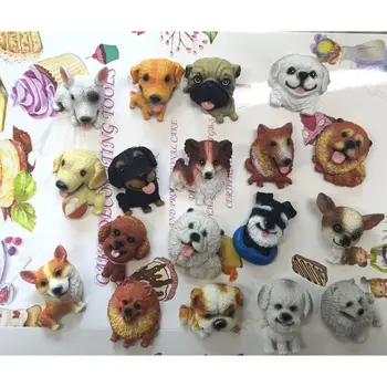 

Cute Dog Corgi French Bulldog Silicone Mold Fondant Chocolate Candy Resin Mold N58F