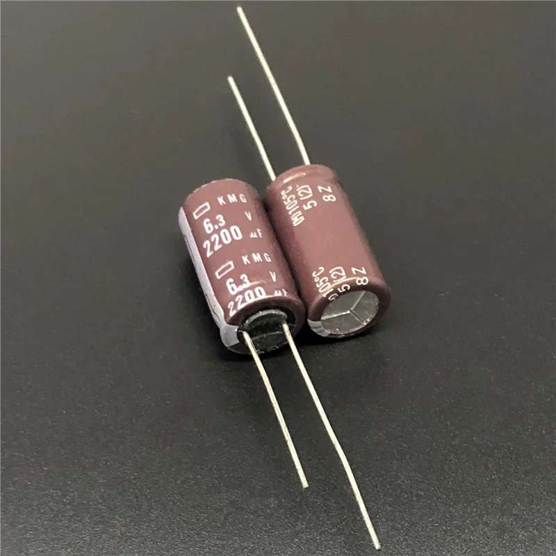 10 шт. 2200 мкФ 6 3 В Японии NCC РД серии 10x20 мм 6.3V2200uF Алюминий электролитический