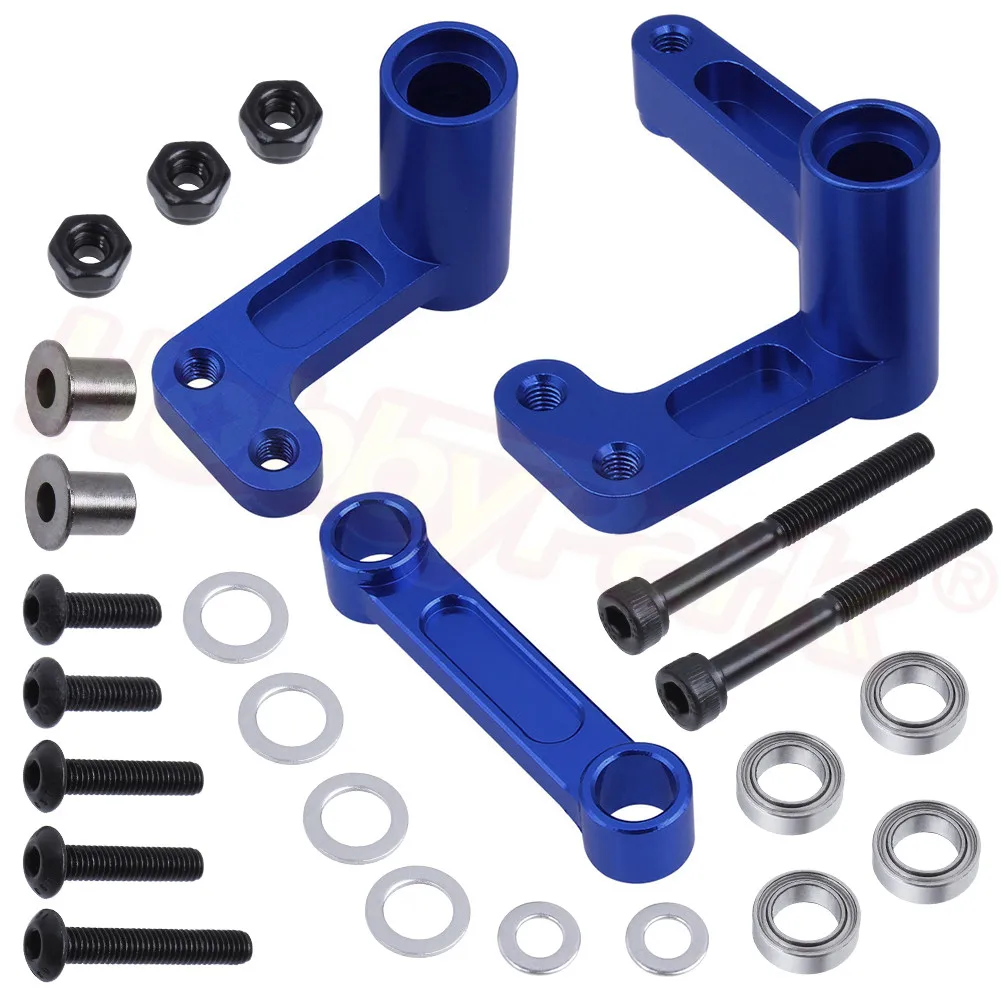 Алюминиевый руль Bellcranks и Drag Link 3743 для 1/10 Traxxas Slash 2WD короткий ход/Rustler VXL обновленные