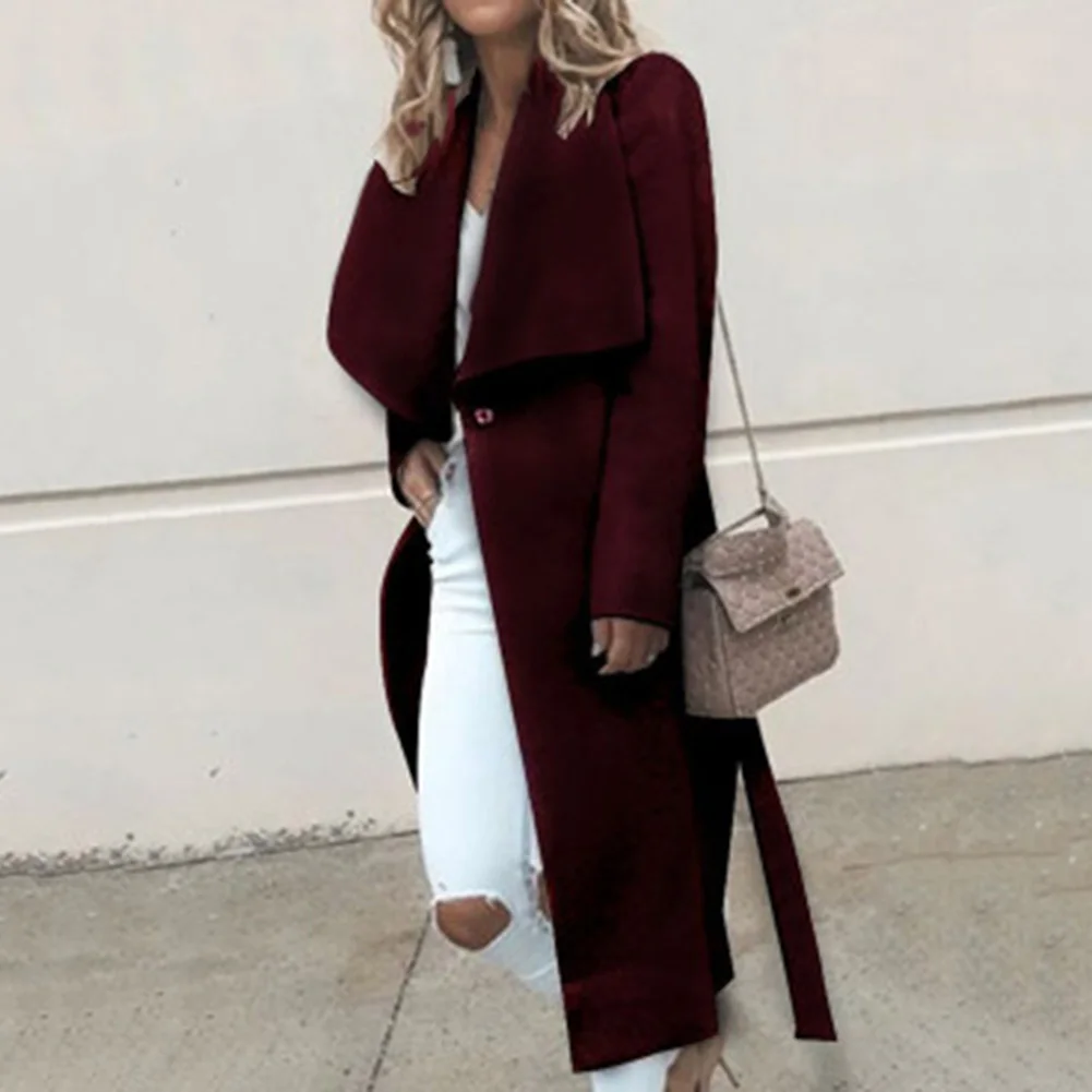 Cappotto donna черное розовое теплое зимнее пальто с оборками женское длинное отложным