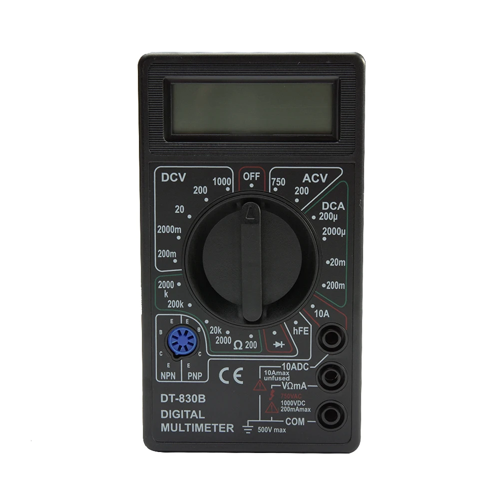 DT 830B ЖК дисплей мини тест свинцовый Вольт Тест er ручной Омметр пластиковый