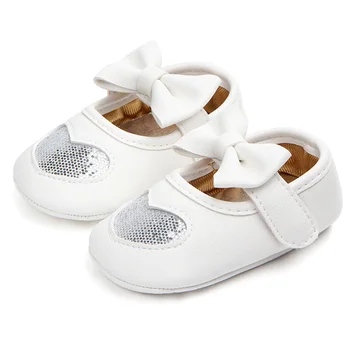

Hot Selling Girls A Heart Four-color Non-slip Soft Bottom Princess Baby Shoes Spring and Autumn Models