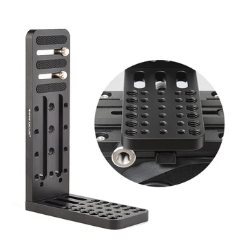 

MINIFOCUS L Bracket QR Plate QR Plate Vertical Video Shooting Universal DSLR Camera for 4K Video Camcorder for Canon/Nikon/Sony